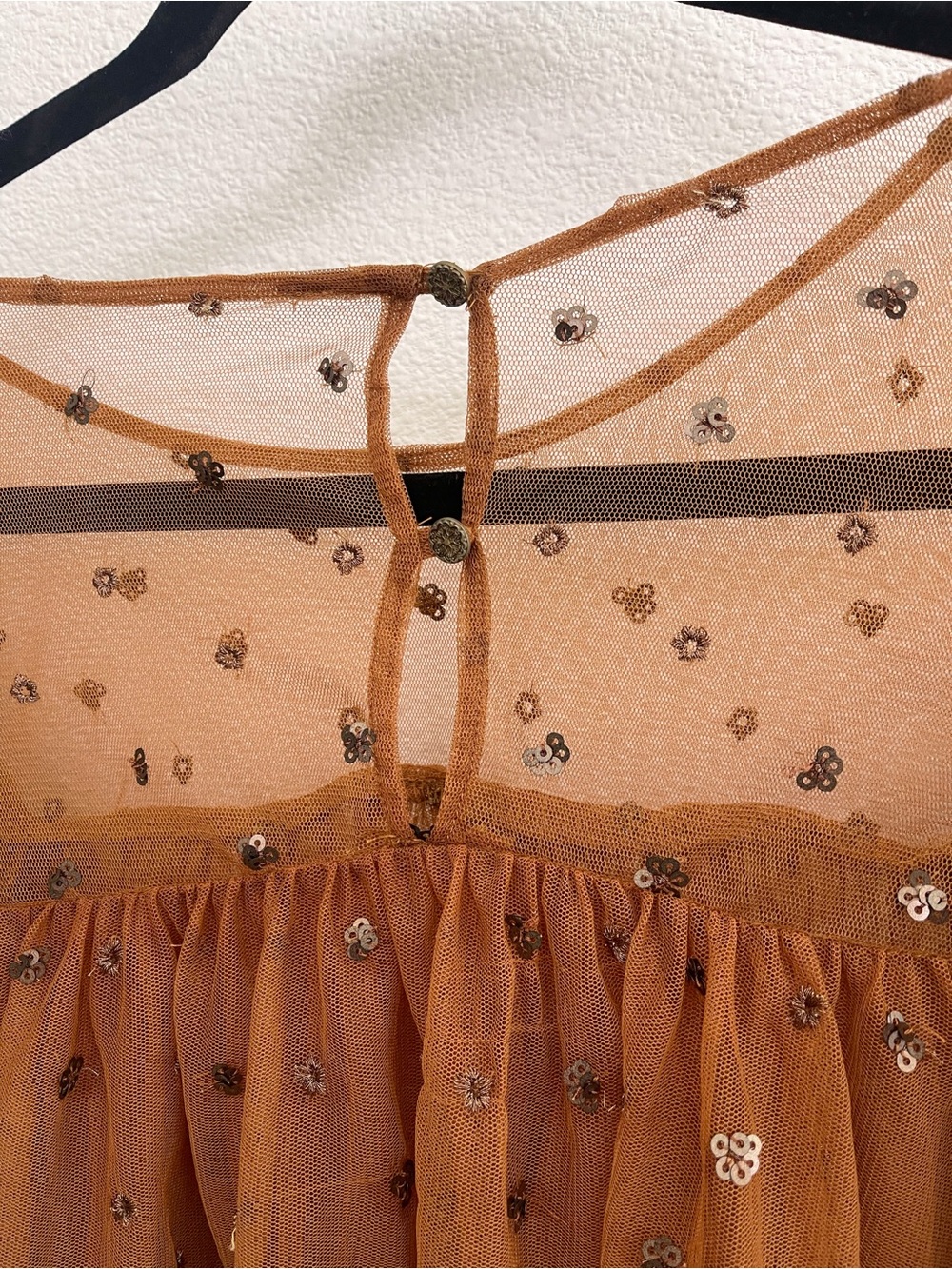 Free People Mesh Top - Feminine Romantic Adorable - Picture 6 of 7